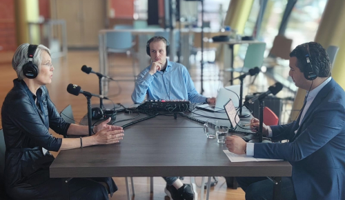 TKI Watertechnology_Podcast recordings at the Wetsus Congress 2025