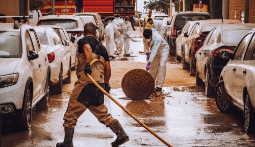Valencia floodings. Source Flickr. unidadmilitardeemergencias